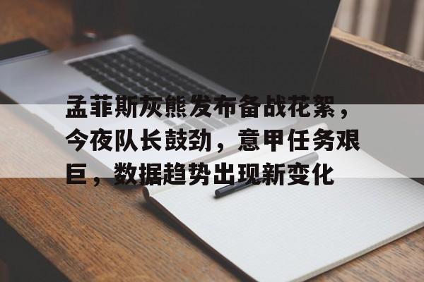 爱游戏-关于孟菲斯灰熊发布备战花絮，今夜队长鼓劲，意甲任务艰巨，数据趋势出现新变化的信息